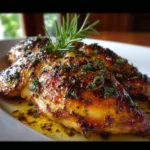 Pollo al Romero y Miel