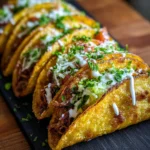 Tacos de bolsillo con queso: crujientes, cremosos y perfectos para compartir