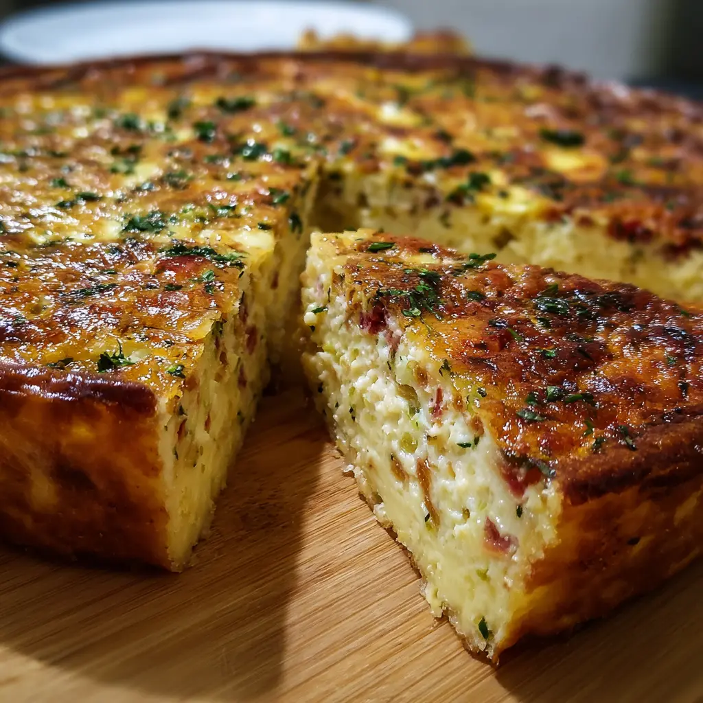 Quiché de Puerros y Queso