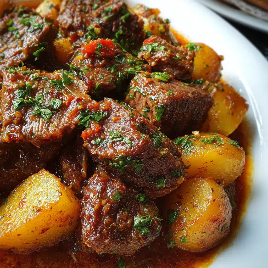 Ternera Osopuku en Salsa con Patatas