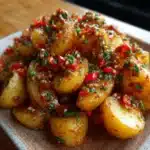 Papas con Salsa de Ajo y Ají