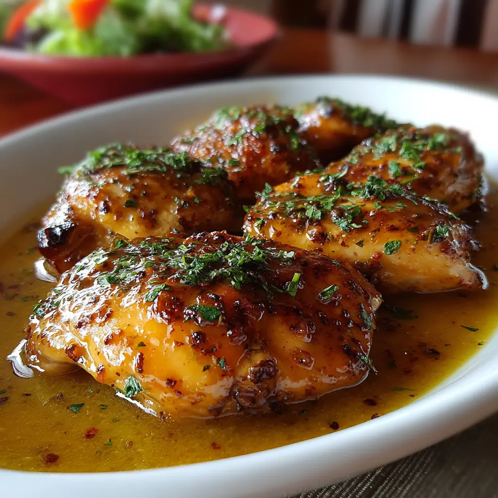 Pollo en Salsa de Mostaza y Miel