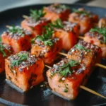 Cubos de Salmón Glaseados 🐟🌿