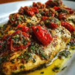 Pollo al Pesto con Tomates Secos