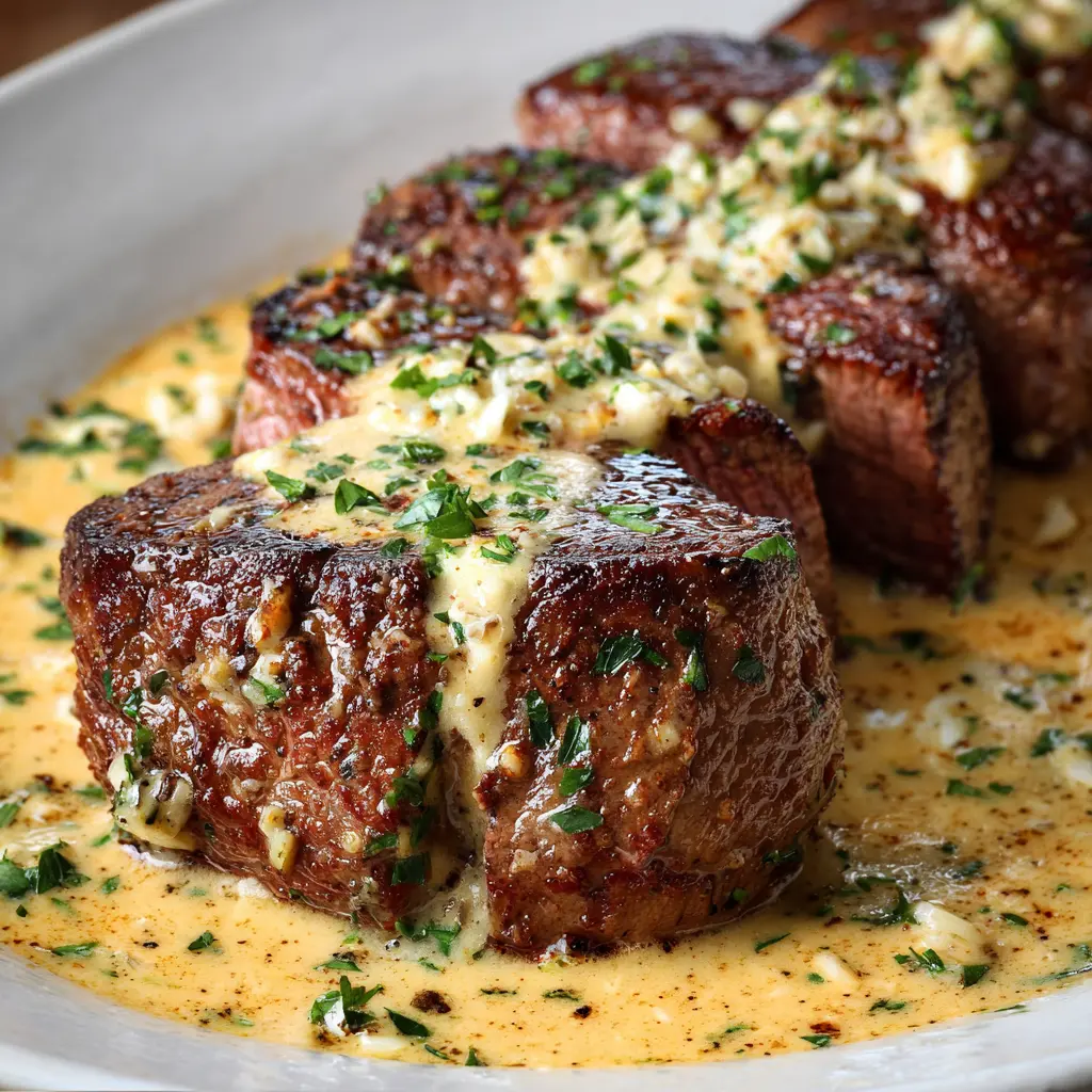 Solomillo de Ternera en Salsa de Queso