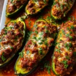 Calabacines Rellenos de Carne