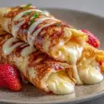 Crepes Rellenos de Queso Dulce o Crema Pastelera