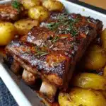 Costillas al Horno con Patata y Boniato