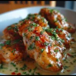 Pechuga en salsa blanca