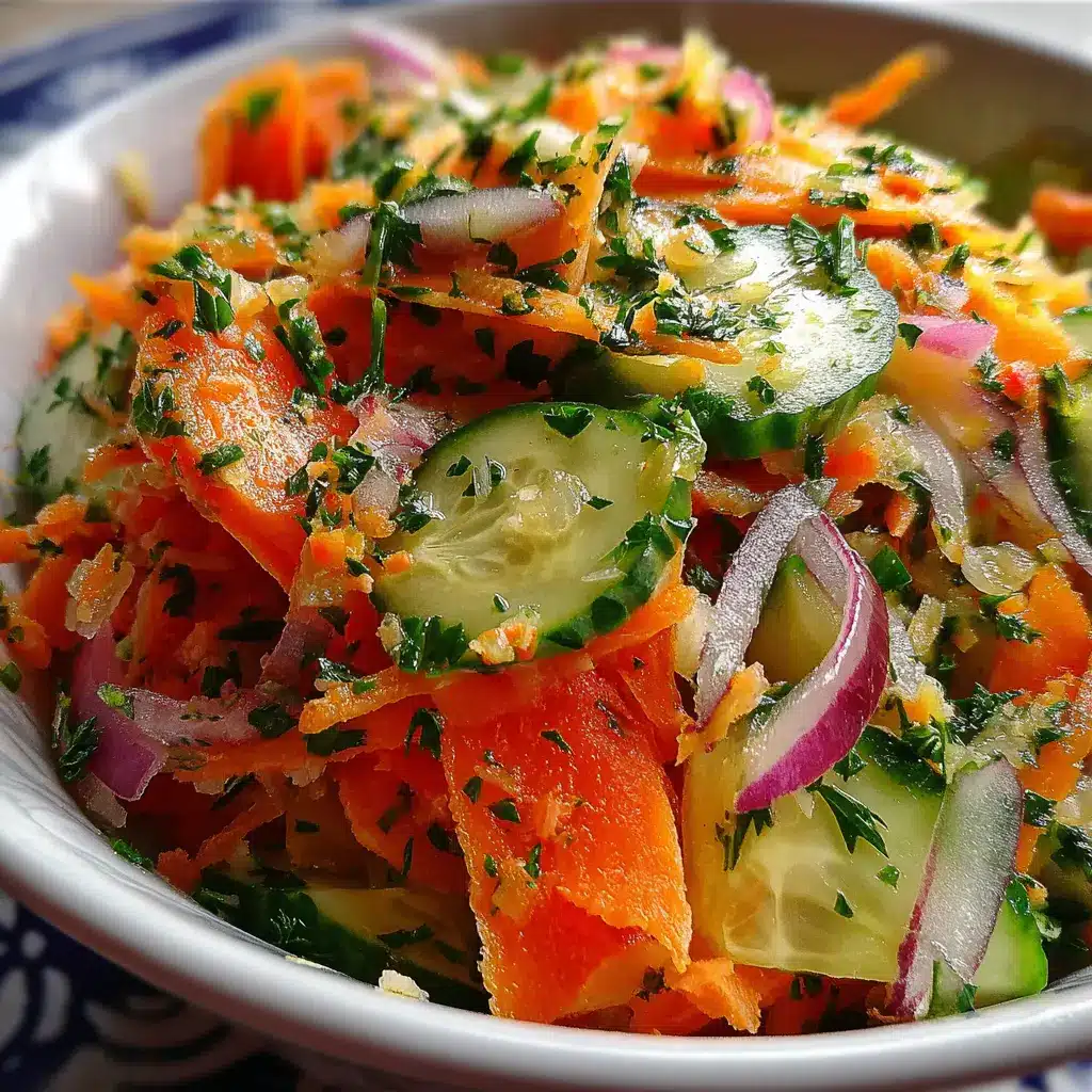 Ensalada de Zanahoria Rallada y Pepino