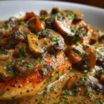 PECHUGA EN SALSA DE CHAMPIÑONES.