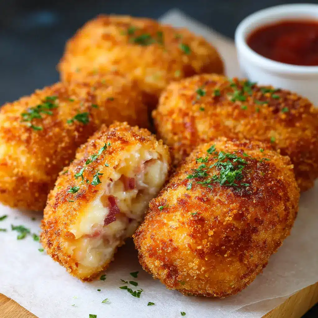 Croquetas de Jamón de Pollo y Queso