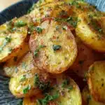 Papas doradas con hierbas