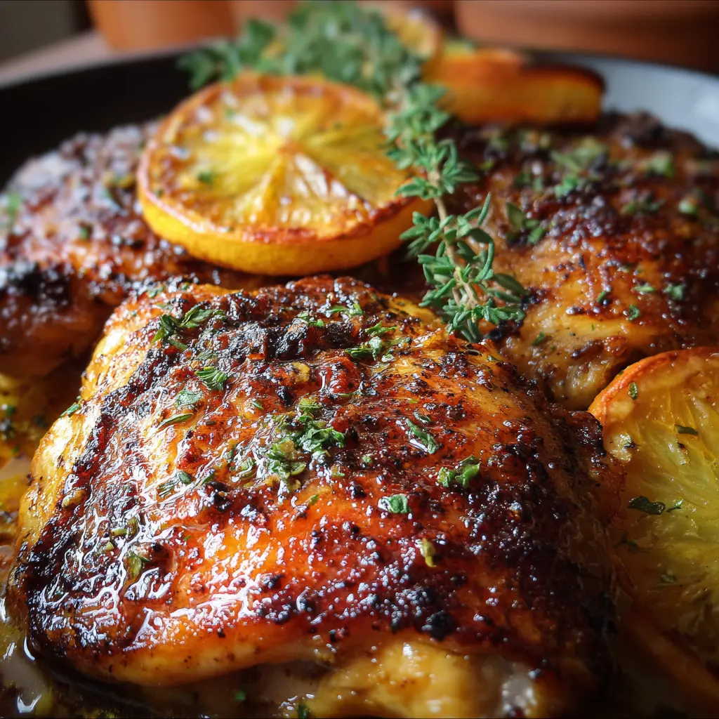 Pollo Asado a la Naranja