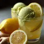 Té Verde Helado con Limón, Jengibre y Miel