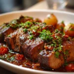 Lomo de Res en Salsa al Horno