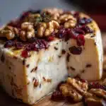 Queso Botanero de Nuez y Arándanos