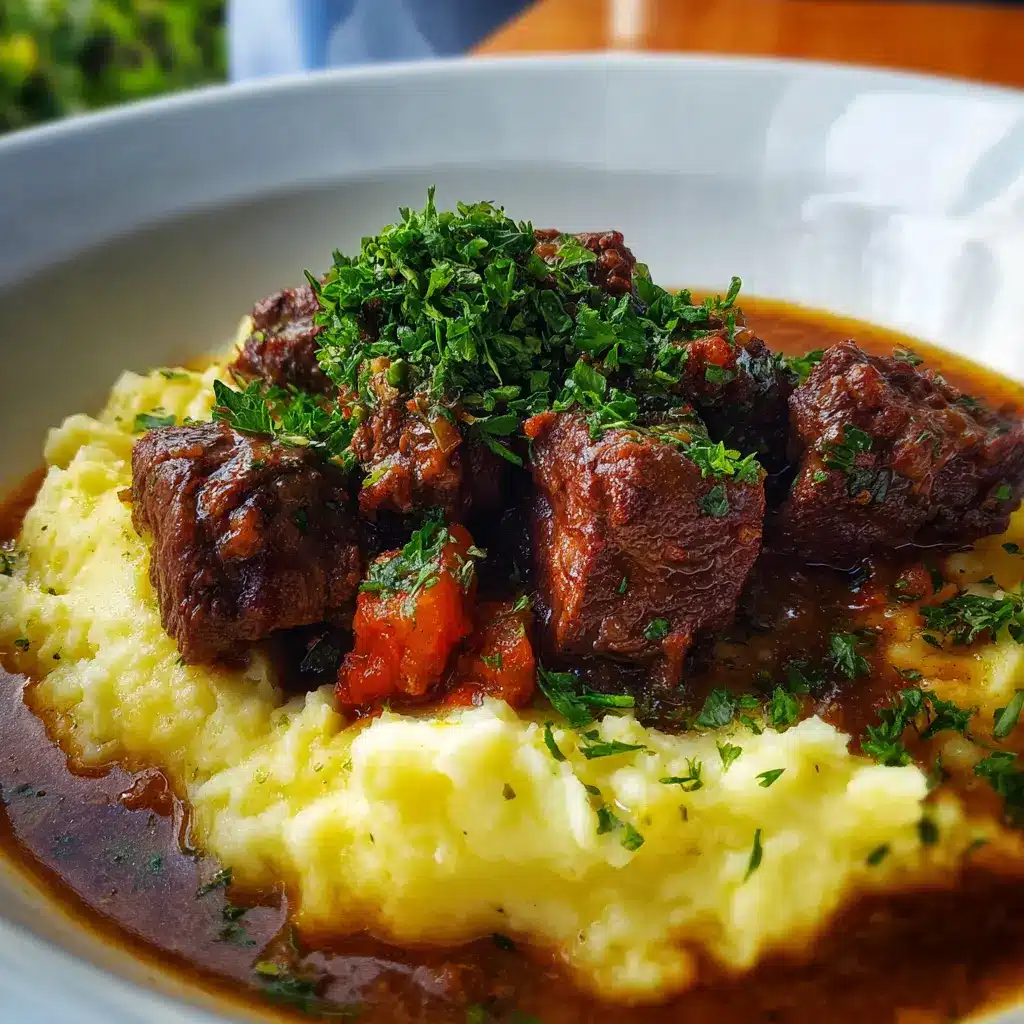 Carne con puré de patatas