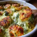 Papas con Brócoli a la Crema Gratinadas