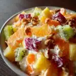 Ensalada Cremosa de Zanahoria y Frutas