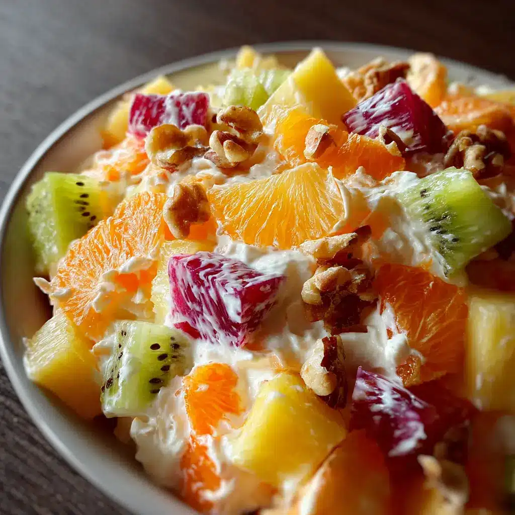 Ensalada Cremosa de Zanahoria y Frutas