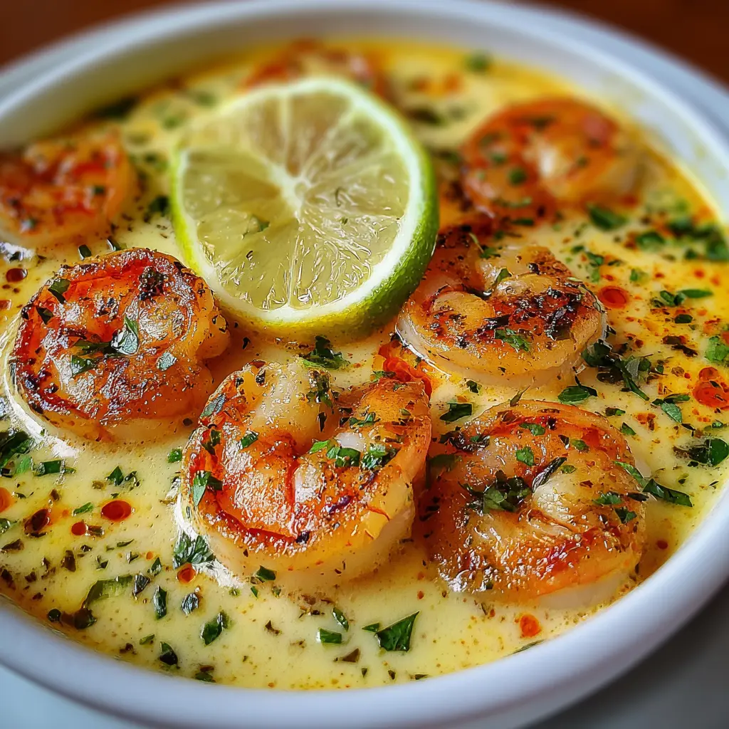 Crema de Camarón al Limón