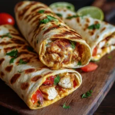 Wraps de Pollo al Ajillo: Deliciosa Receta Saludable y Fácil
