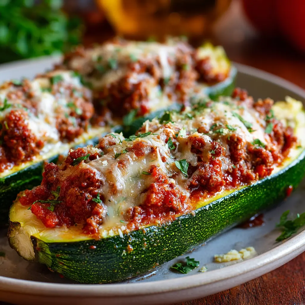 Calabacines Rellenos de Carne