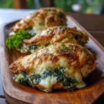 Pechugas Rellenas de Queso y Espinacas