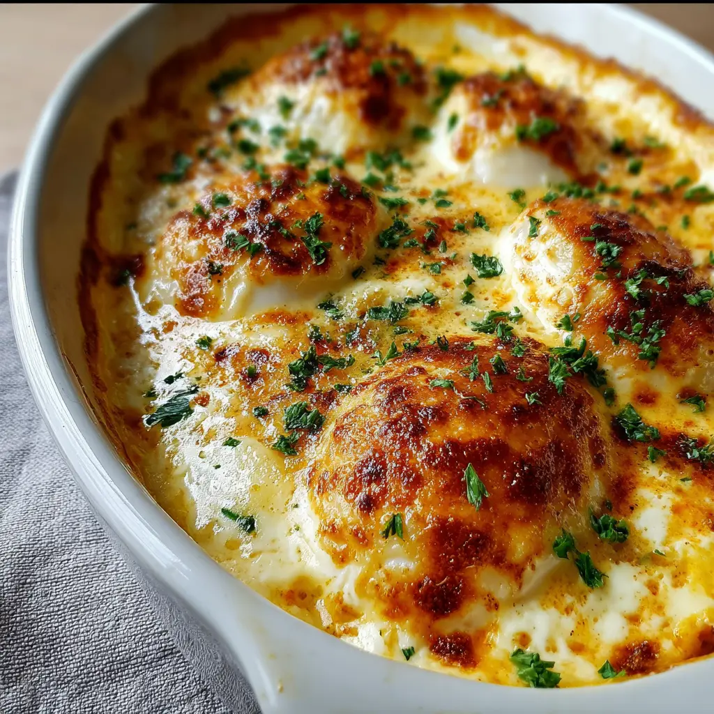 Huevos Duros Gratinados Cremosos