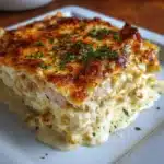Lasaña Blanca de Pollo y Queso