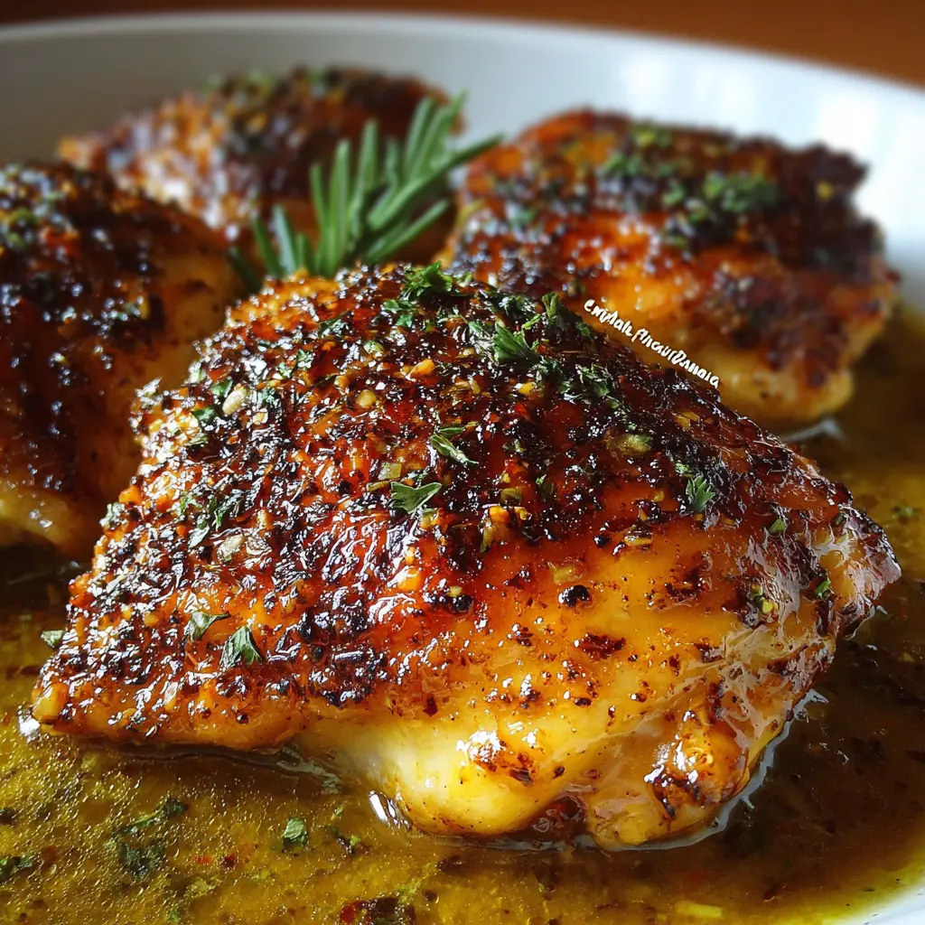 Pollo a la Mostaza y Miel