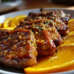 Chuletas de Res a la Naranja