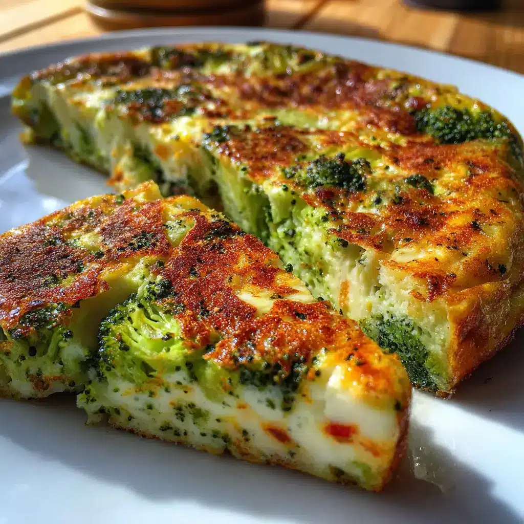Tortilla de Brócoli con Queso: fácil, nutritiva y