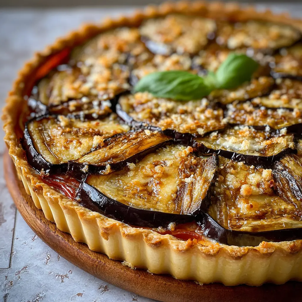 Tarta de berenjena sin gluten