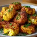 Croquetas de coliflor y cúrcuma
