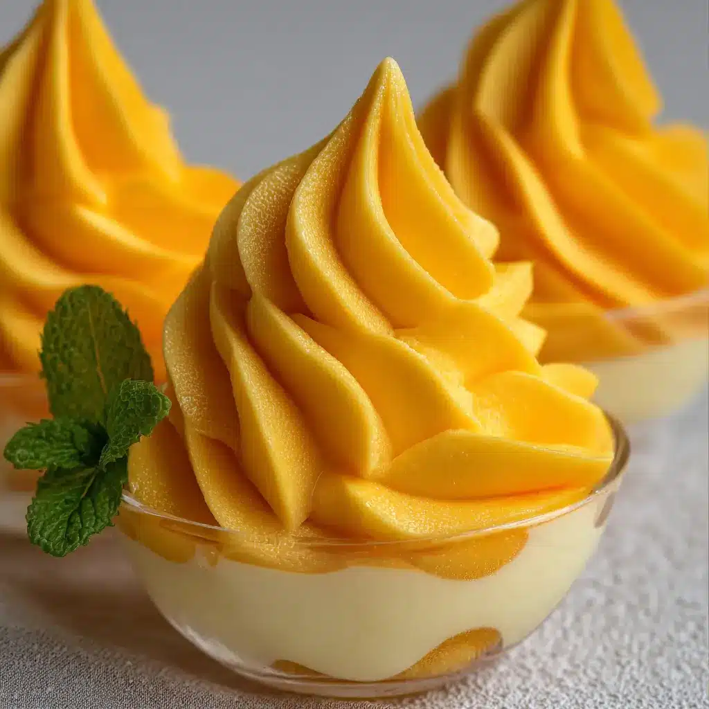 Gelatina Cremosa de Mango