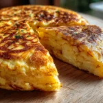 tortilla de papa sin huevo