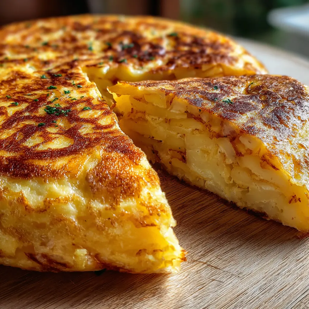 tortilla de papa sin huevo