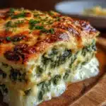 Lasaña de Espinacas y Queso