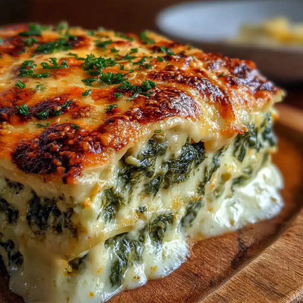 Lasaña de Espinacas y Queso