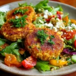 Medallones de Mijo con Ensalada