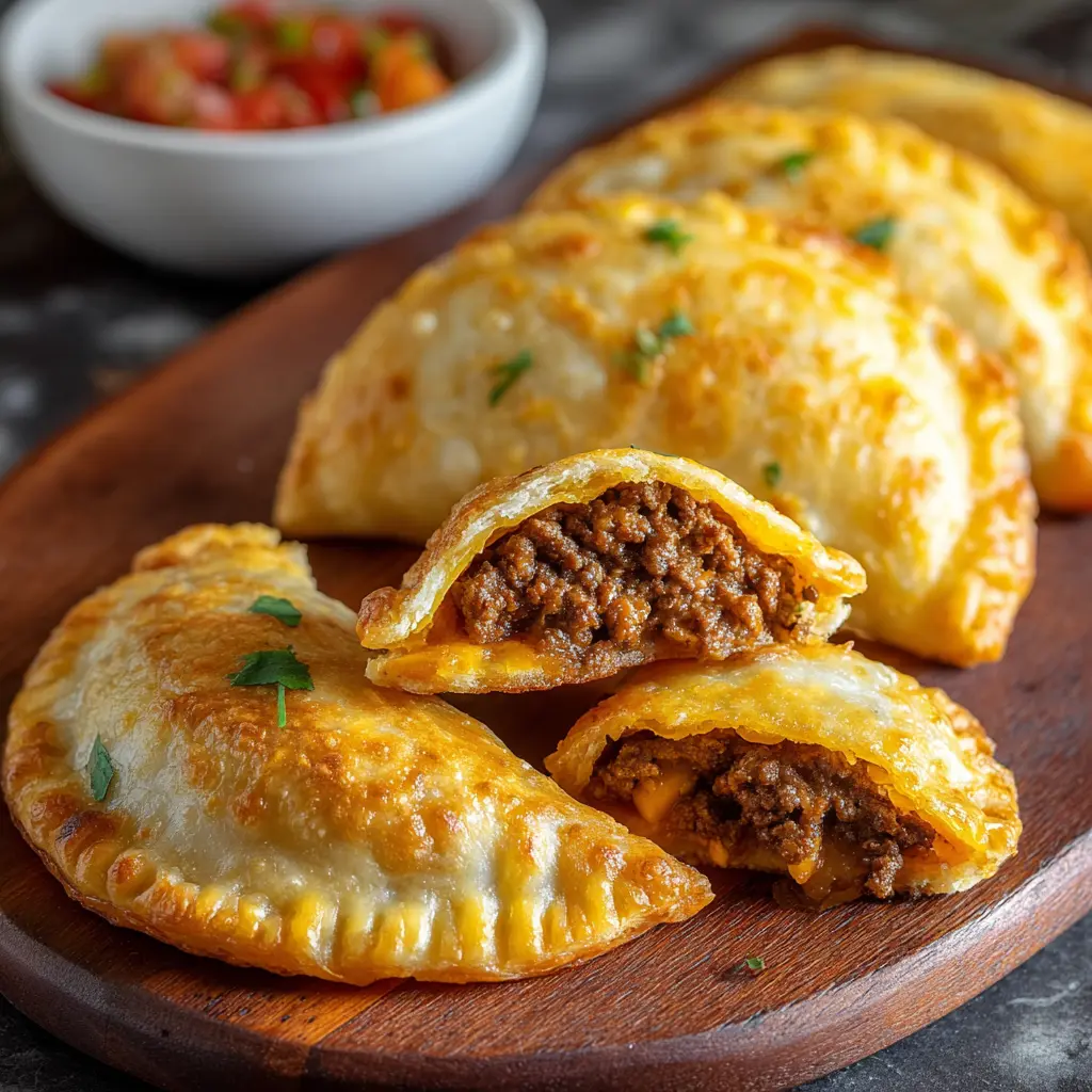 Empanadas de carne en freidora de aire