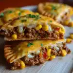 Pastel Casero de Feria con Carne, Queso y Maíz