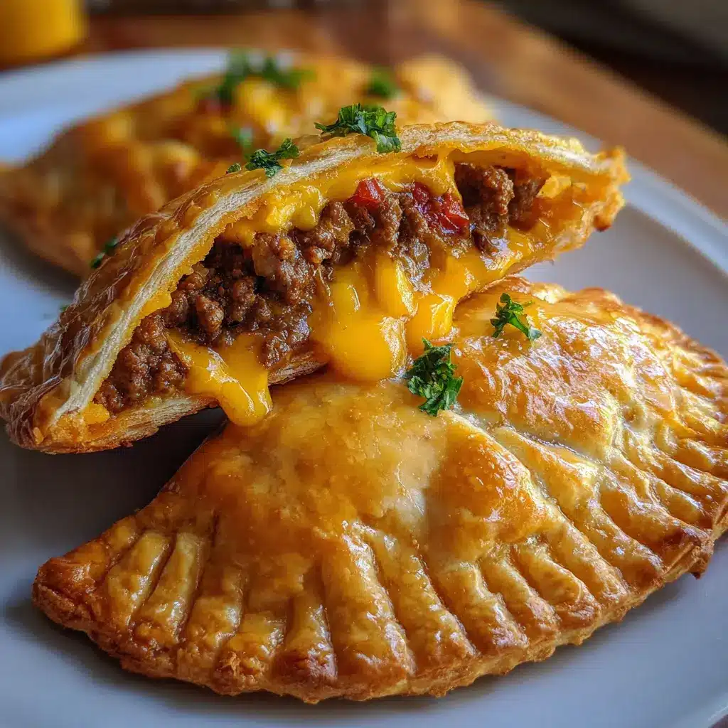 Empanada de cheeseburger