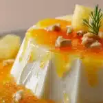 Gelatina de Queso Crema con Zanahoria y Piña