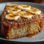 Bizcocho de Plátano y Avena en Sartén