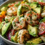 Ensalada de Camarón y Aguacate Cremosito 🥑🦐