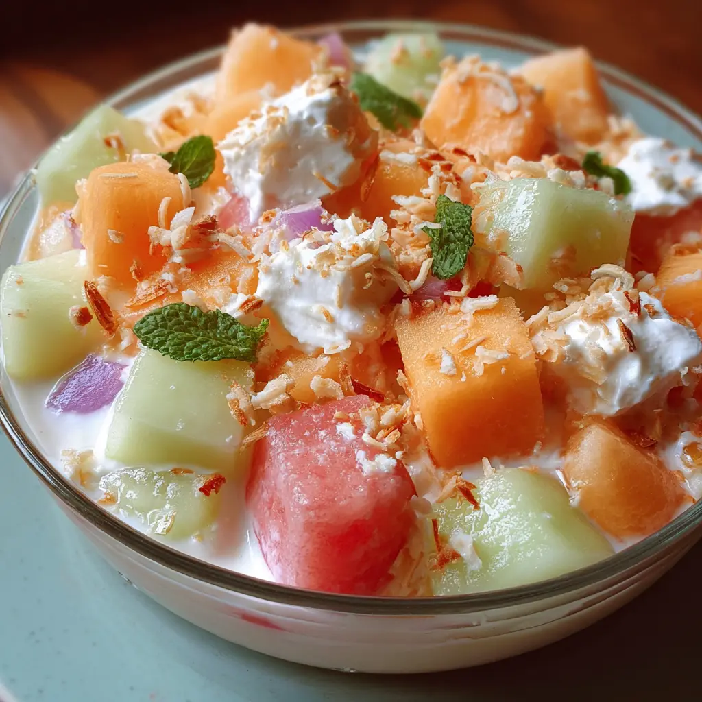 Ensalada Dulce de Buko y Melón