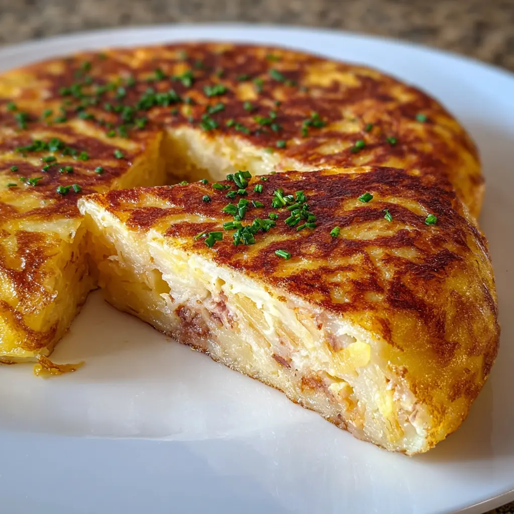 Tortilla de papa con txapela